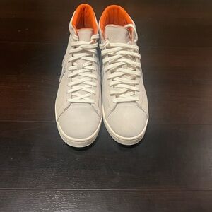 Converse High-Top Sneakers - White and Orange